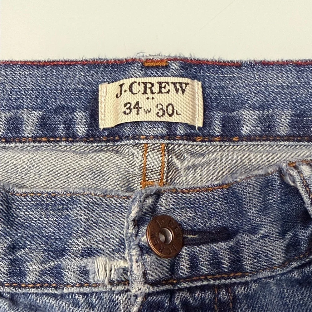 Vintage J. Crew Distressed Relaxed Fit Jeans